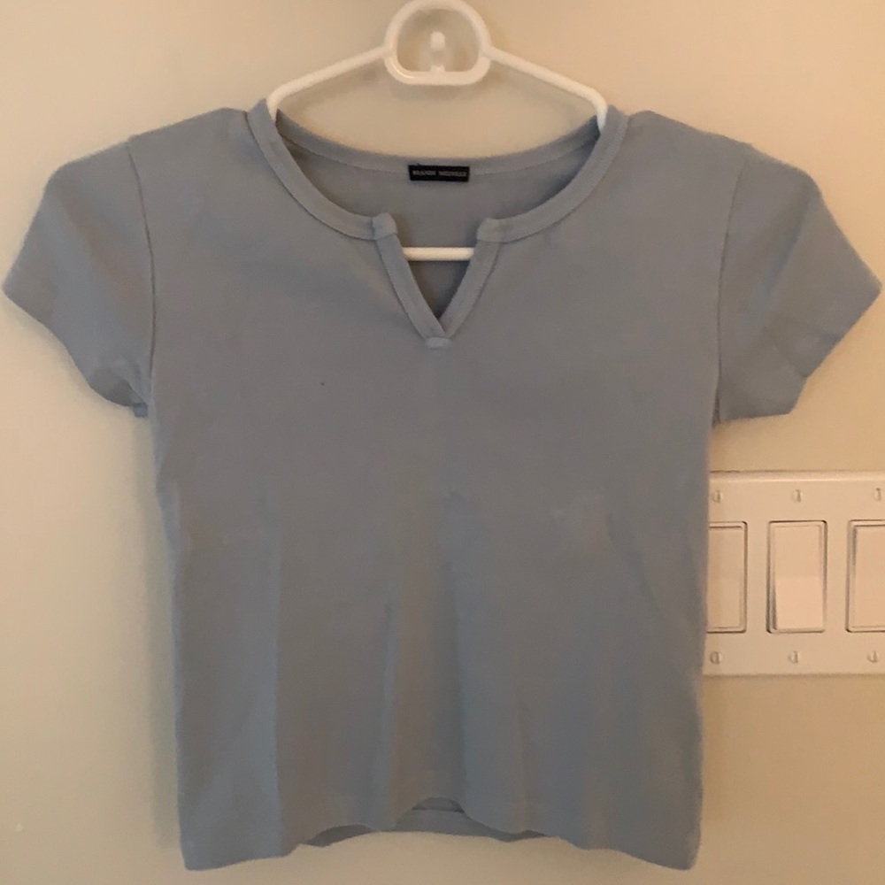 Blue Brandy Melville Crop Top